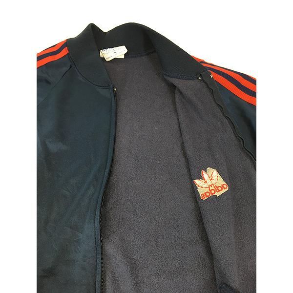 古着 80s USA製 adidas ATP 光沢 ジャージ トップ トラック