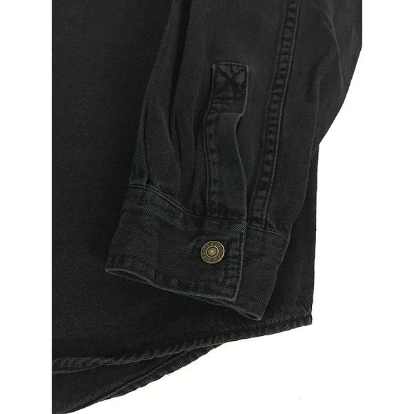 古着 90s Levi's Red Tab 100% コットン ブラック デニム シャツ