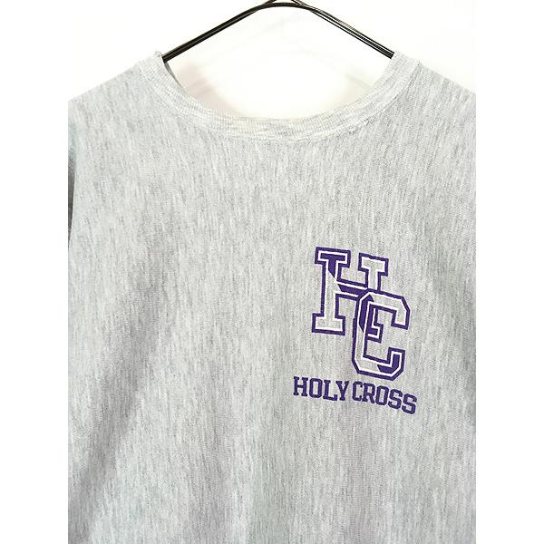 古着 90s Champion Reverse Weave HOLY CROSS 「HC」 BIG 