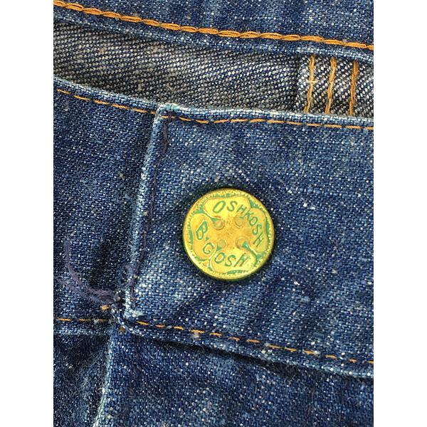古着 60s Oshkosh B'gosh 濃紺 デニム ワーク ペインター パンツ 古着 60s Oshkosh B'gosh 濃紺 デニム ワーク ペインター パンツ