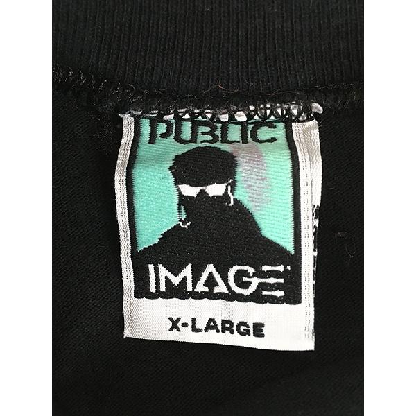 古着 90s USA製 モノクロ アニマル リアル グラフィック モック