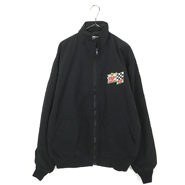 古着 90s USA製 Miller Racing Team ビール 企業 刺しゅう