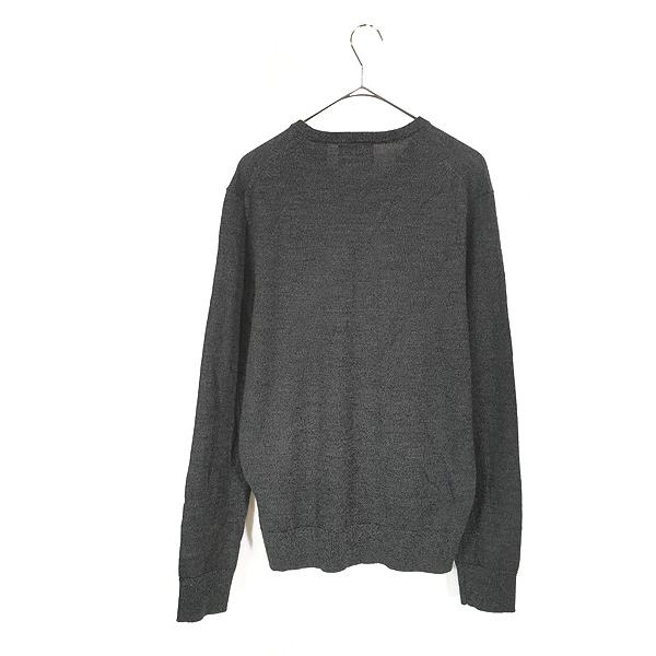 Deadstock」 古着 CK Calvin Klein Vネック メリノ ウール ニット 