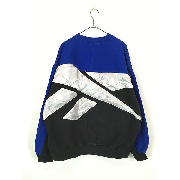 古着 90s Reebok VECTOR ロゴ ナイロン パッチ バイカラー 古着 90s Reebok VECTOR ロゴ ナイロン パッチ バイカラー