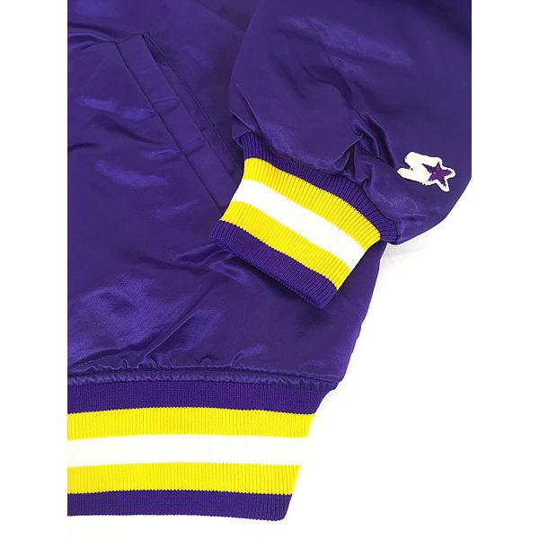 古着 90s USA製 NFL Minnesota Vikings バイキングス 光沢 古着 90s USA製 NFL Minnesota Vikings バイキングス 光沢