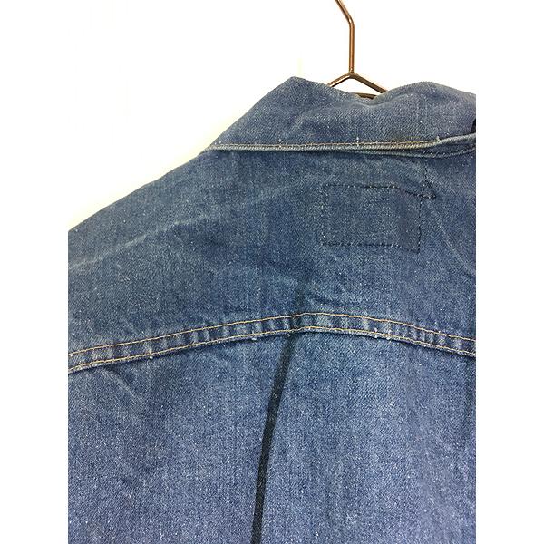 80s Levi's 70505 4th ブルー デニム トラッカー ジャケット Gジャン 44位 美品!! 【GRADIENT】