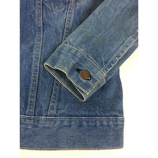 80s Levi's 70505 4th ブルー デニム トラッカー ジャケット Gジャン 44位 美品!! 【GRADIENT】