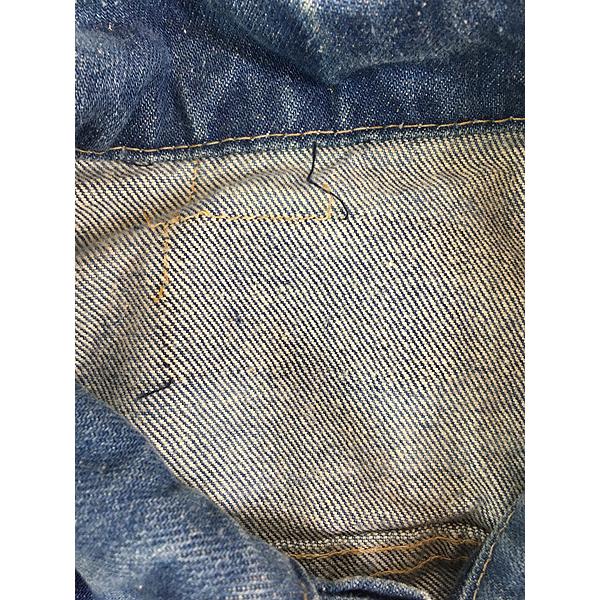80s Levi's 70505 4th ブルー デニム トラッカー ジャケット Gジャン 44位 美品!! 【GRADIENT】