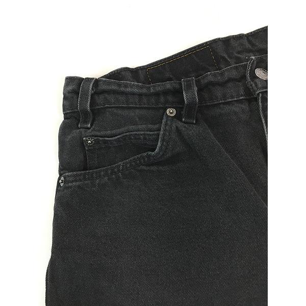 古着 90s Levi's 550-4159 サルファ スーパー ブラック デニム パンツ