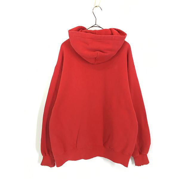 古着 90s USA製 Russell High Cotton ワンポイント ハーフボタン