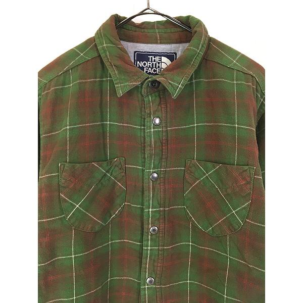 古着 TNF The North Face オンブレ シャドー チェック パデット