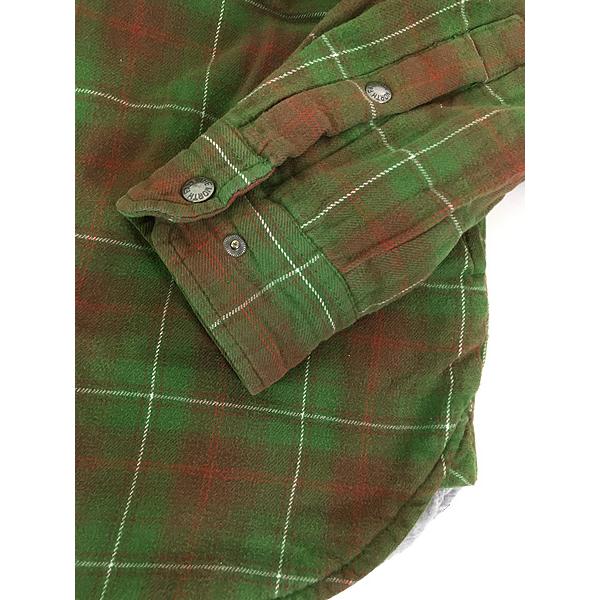古着 TNF The North Face オンブレ シャドー チェック パデット フランネル シャツ ネルシャツ M 古着 古着 TNF The North Face オンブレ シャドー チェック パデット