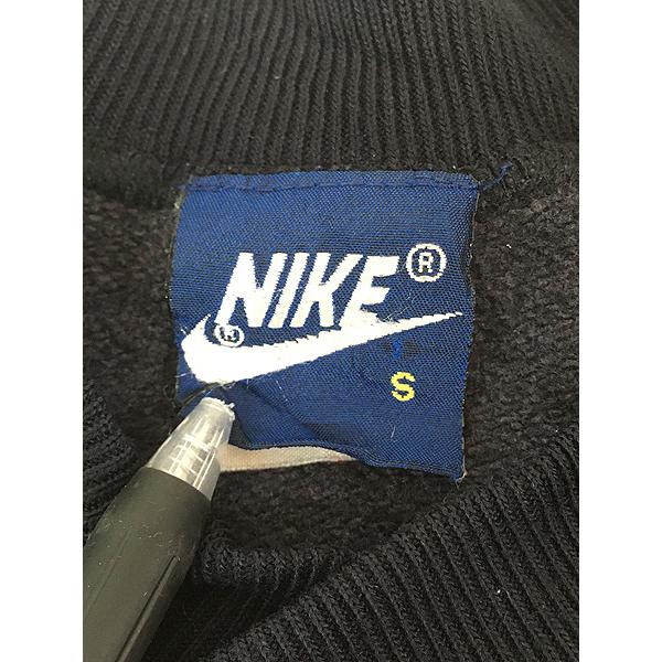 古着 80s NIKE スウォッシュ ワンポイント 刺しゅう ポケット付