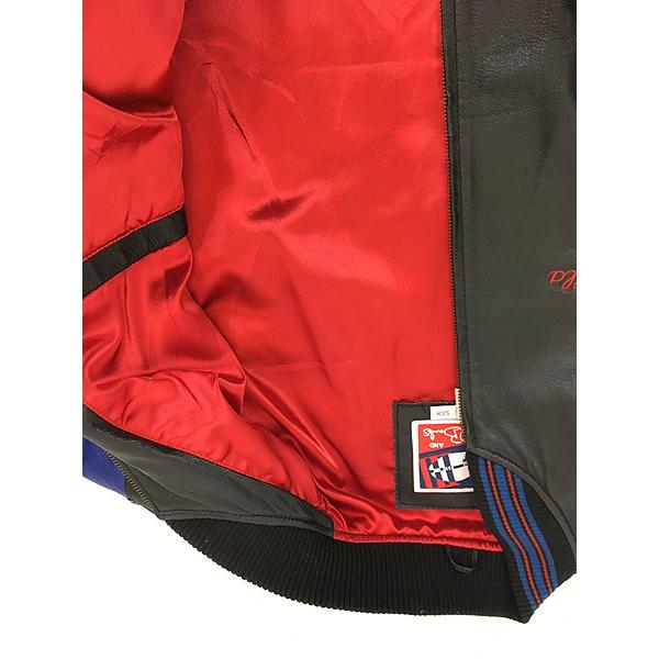【NFL PATRIOTS / ペイトリオッツ】レザージャケット XL/古着 長袖 レザー ジャケット メンズ NFL ニューイングランド