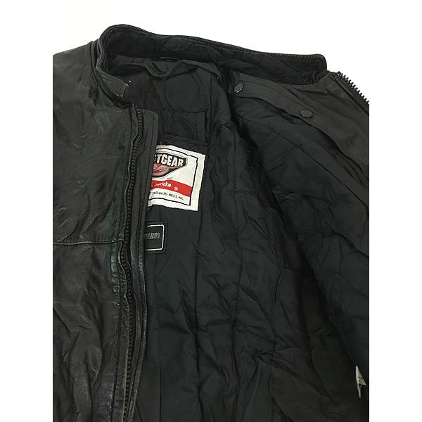 古着 80s FIRSTGEAR by Hein Gericke 防寒 2way パデッド レザー