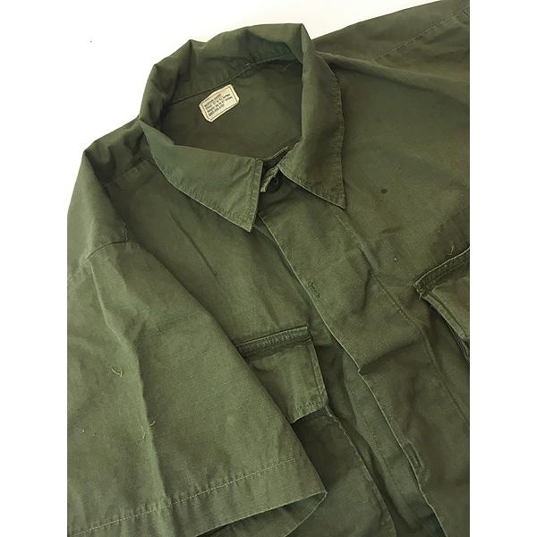 古着 60s 米軍 US 4th ポプリン ミリタリー ベトナム ジャングル