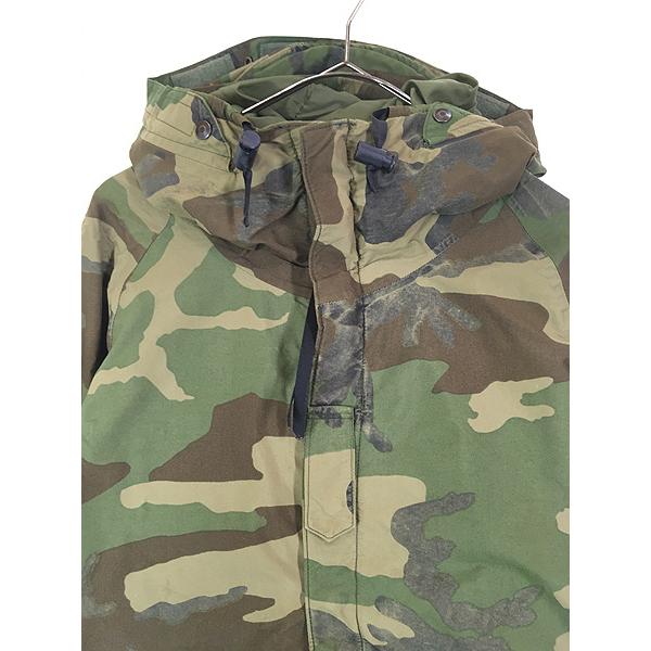 古着 90s 米軍 ECWCS 1st 中期 ウッドランド カモ 迷彩 ミリタリー