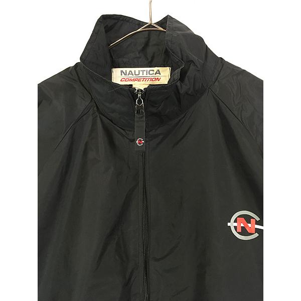 古着 90s NAUTICA COMPETITION 両面 ロゴ プリント ナイロン ジャケット XL位 古着 |  | 01