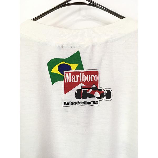 「Deadstock」 古着 90s Marlboro Brazilian Team F1 マルボロ 企業 レーシング Tシャツ L位 古着｜dracaena｜04