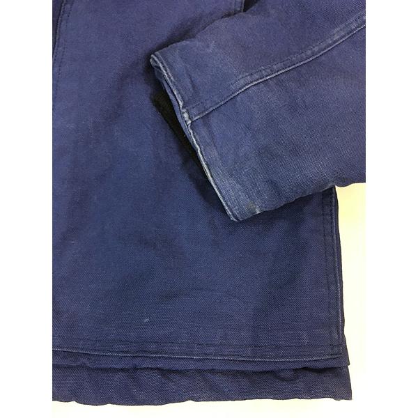 古着 90s USA製 AT&T 企業 刺しゅう ネイビー ダック パデット