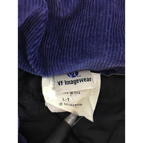 古着 90s USA製 AT&T 企業 刺しゅう ネイビー ダック パデット