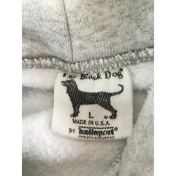 古着 90s USA製 kellsport 「Black Dog」 ワンちゃん リバース