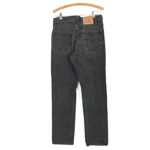 90s Levis 505 0260 USA製 ブラック サルファー 古着 90s USA製 Levi's 505-0260 サルファ スーパー ブラック