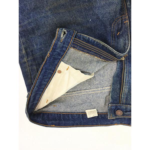 古着 90s USA製 Levi's 517-0217 濃紺 ブルー デニム ブーツカット