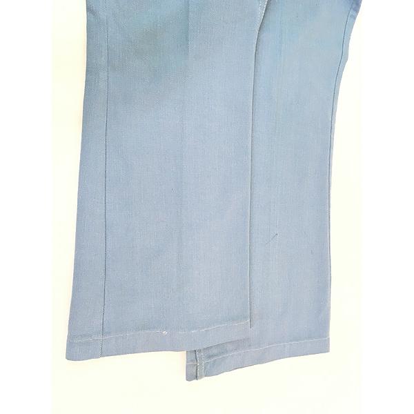 古着 70s Wrangler ベビーブルー デニム フレア ブーツカット パンツ