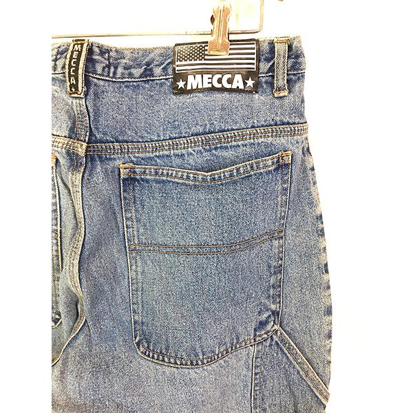 古着 90s MECCA デニム ワーク ペインター パンツ ジーンズ W35 L30