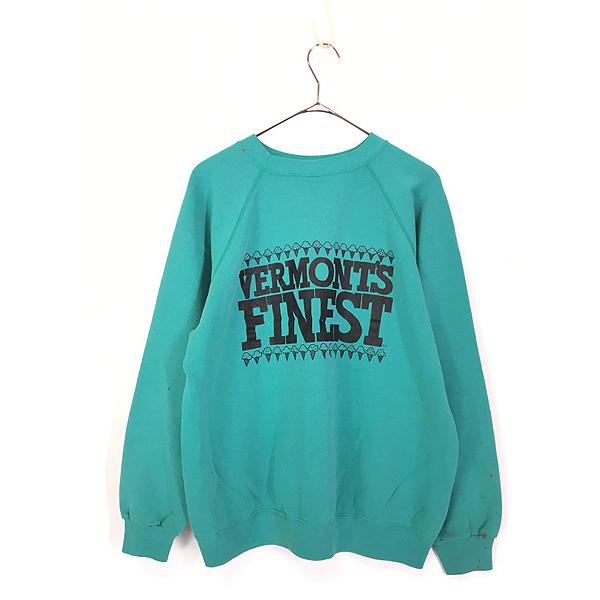 古着 80s USA製 BEN&JERRY'S アイスクリーム 企業 スウェット