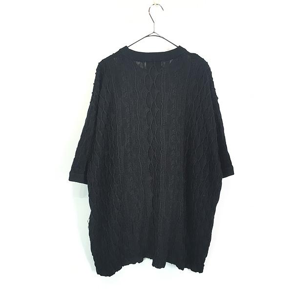 1990's ストライプ柄 3D デザイン アクリル ニットセーター 1990's ストライプ柄 3D デザイン アクリル ニットセーター - メルカリ