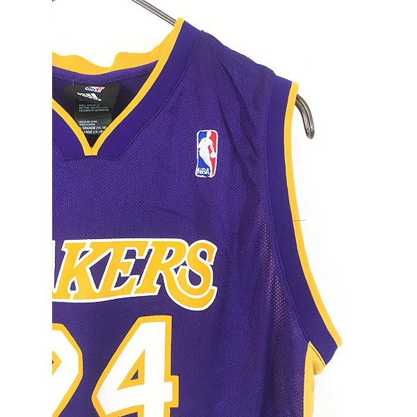 古着 adidas NBA Los Angeles Lakers レイカーズ No24 「BRYANT」 タンクトップ M 古着 古着 adidas NBA Los Angeles Lakers レイカーズ No24 「BRYANT