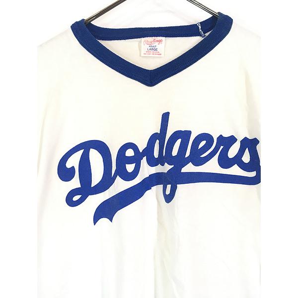 古着 80s USA製 MLB Los Angeles Dodgers ドジャース Tシャツ L 古着 80s USA製 MLB Los Angeles Dodgers ドジャース Tシャツ L