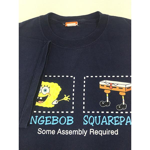 古着 00s SPONGE BOB スポンジボブ TV アニメ キャラクター T