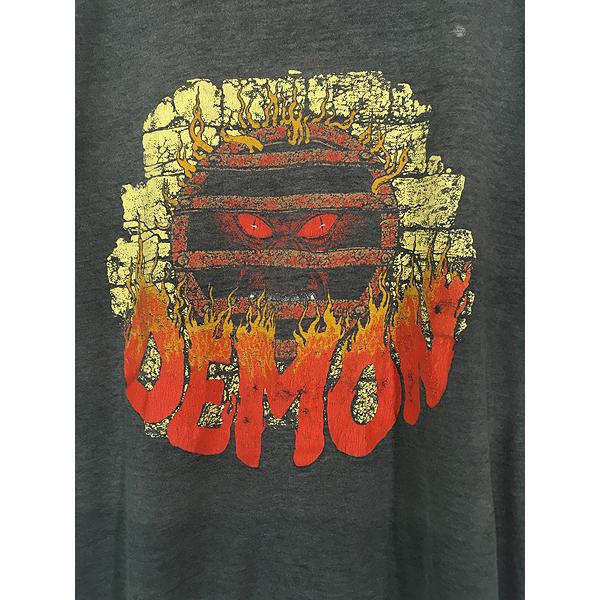 古着 80s DEMON ファイヤー & モンスター ヘヴィ メタル ロック ハードコア バンド Tシャツ L位 古着 80s DEMON ファイヤー & モンスター ヘヴィ メタル ロック