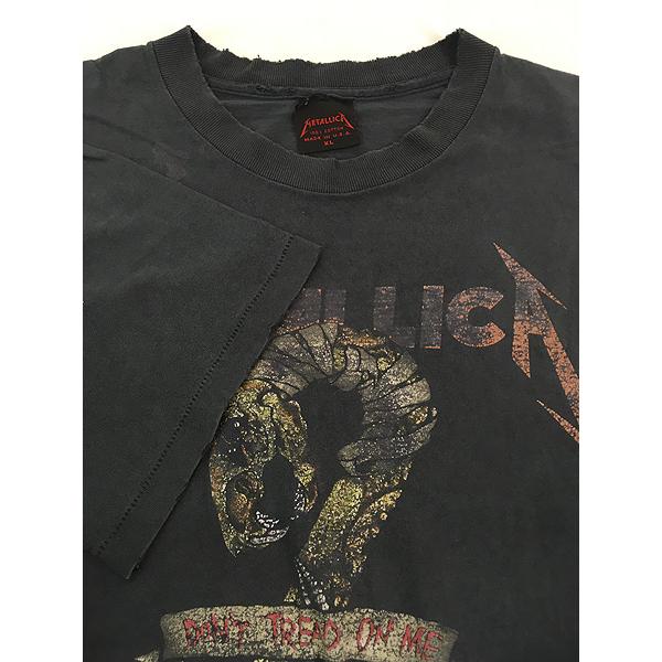 古着 90s USA製 METALLICA × Pushead 「Don't Tread on Me」 ヘヴィ