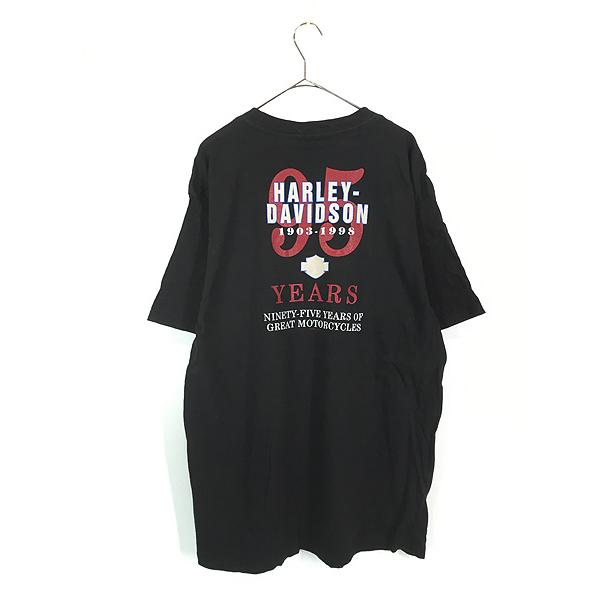 古着 90s USA製 HARLEY DAVIDSON バー&シールド 95周年 アニバーサリー 