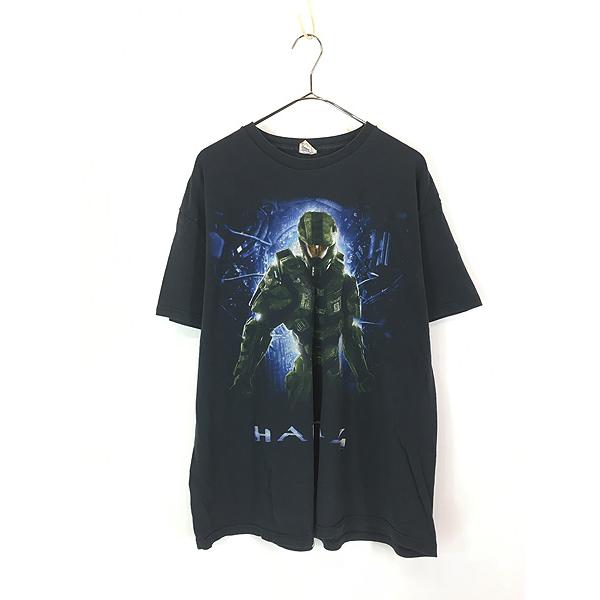 古着 10s X-BOX Halo 4 ヘイロー FPS ゲーム グラフィック Tシャツ XL