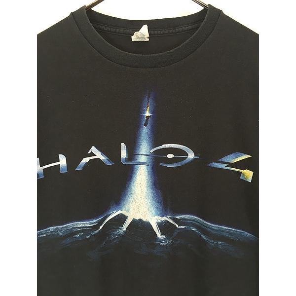 古着 10s X-BOX Halo 4 ヘイロー FPS ゲーム グラフィック Tシャツ XL