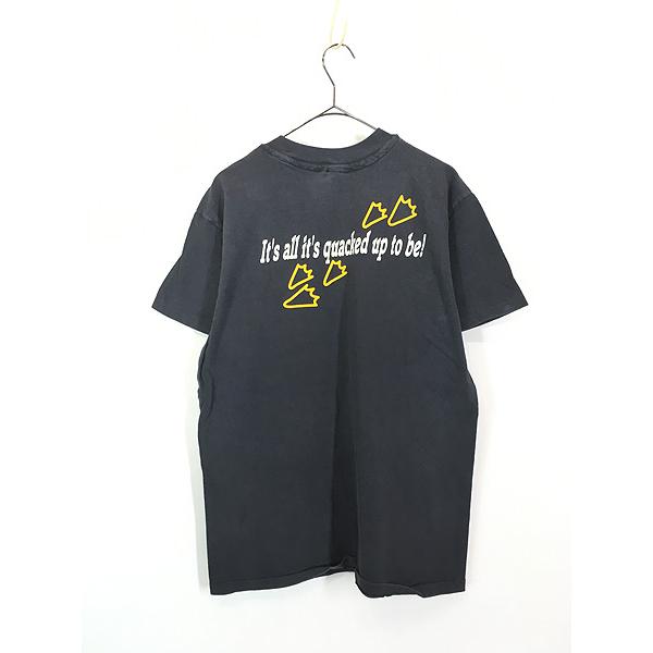 古着 80s USA製 アヒル 足跡 アニマル Tシャツ XL : 古着屋ドラセナ 