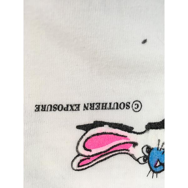 古着 90s USA製 ウサギ 人気 48手 アニマル エロ Tシャツ L : 古着屋