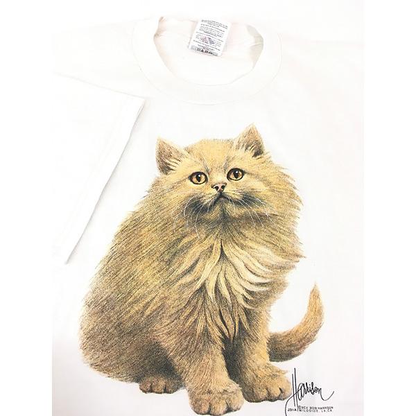 古着 90s Bob Harrison 「I don't do mousework!」 猫 ネコ 古着 90s Bob Harrison 「I don't do mousework!」 猫 ネコ