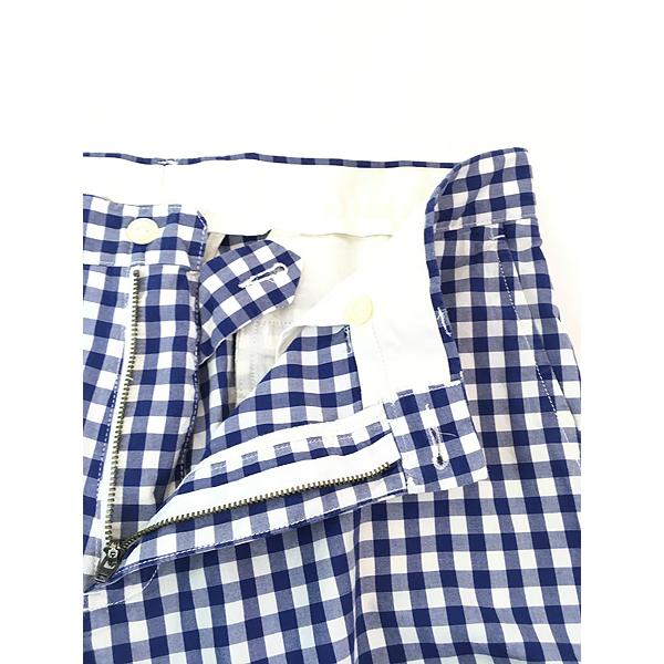 古着 Polo Ralph Lauren 白×青 ギンガム チェック ショーツ 古着 Polo Ralph Lauren 白×青 ギンガム チェック ショーツ