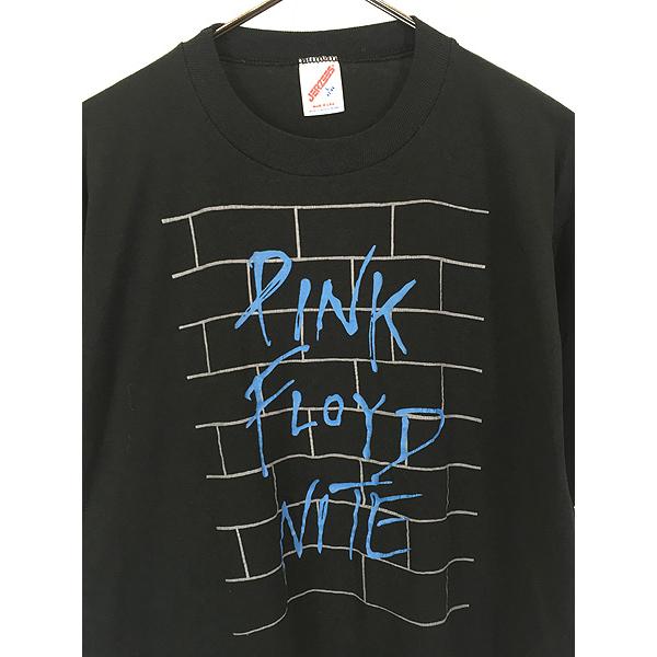 PINK FLOYD ビンテージ　Tシャツ　80s 80年代 80s ピンクフロイド バンT 黒 ブラック ミュージック 音楽