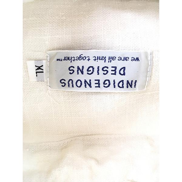 古着 80s USA製 Indigenous Designs ヘビー オーガニック ホワイト