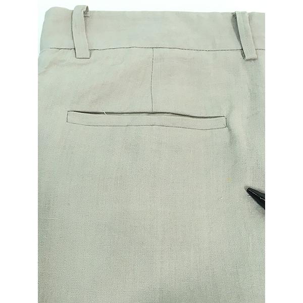 古着 90s DKNY 100% リネン スラックス パンツ スリムストレート W32