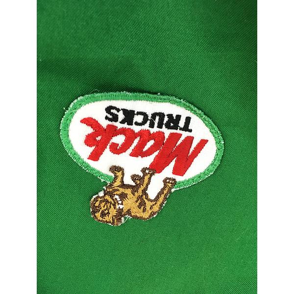 古着 80s 「Mack Trucks」 パッチ コットンツイル フルジップ ワーク