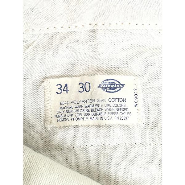 古着 80s USA製 Dickies コットンツイル ワーク チノ パンツ