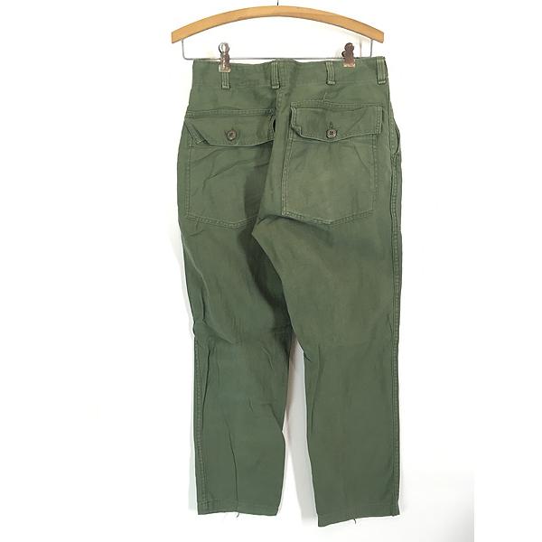 古着 60s 米軍 US ARMY 100%コットンサテン ミリタリー ベイカー
